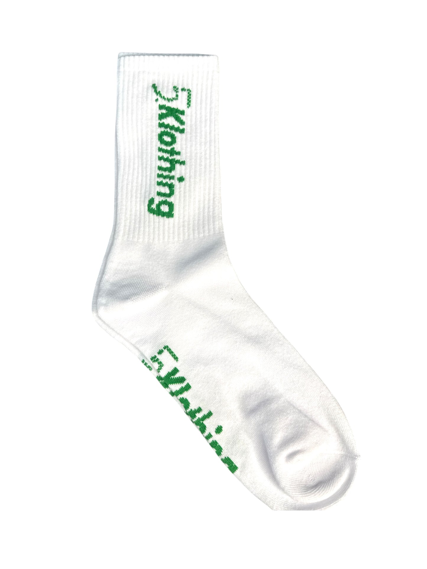 5 Klolthing Logo Socks (Green)